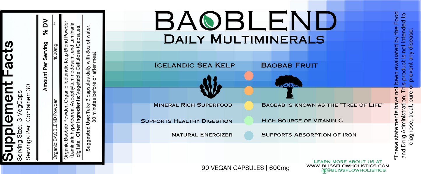 BAOBLEND - Multiminerals Organic Natural Supplement